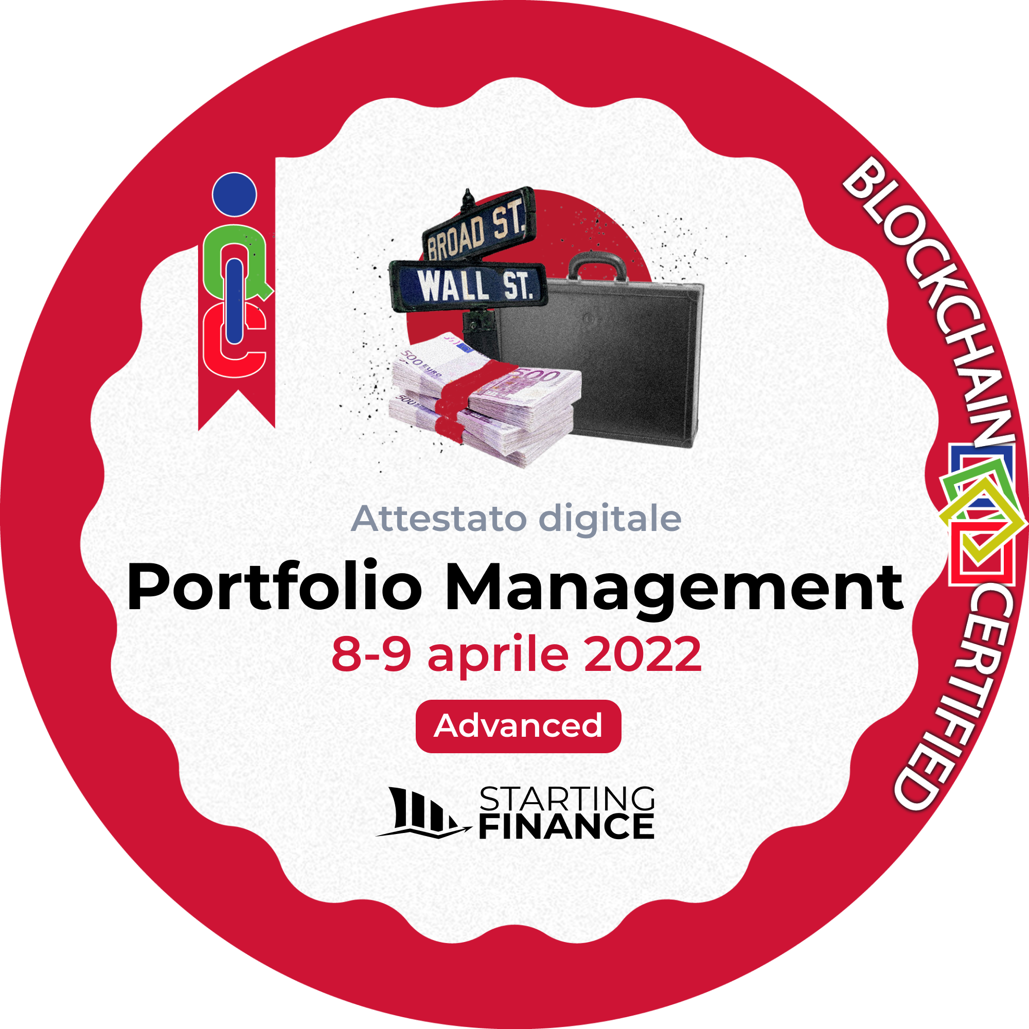 Masterclass Portfolio Management| Advanced | Streaming | 8-9 aprile 2022